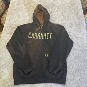 Carhartt Heavyweight Loose Fit Hoodie Medium Vintage Fade Workwear